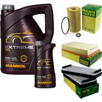 Mann Inspektionspaket 6L Mannol Extreme 5W-40 FüR Mercedes W210 E 220 CDI S210