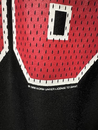 Vintage Officially Licensed GIANT Korn 1998 Band Tour Jersey Made In Korea Sz XL - Picture 7 of 9