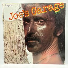 Frank Zappa Joe's Garage Act I LP 1979 Zappa Record SRZ11603 1st Press VG Tested