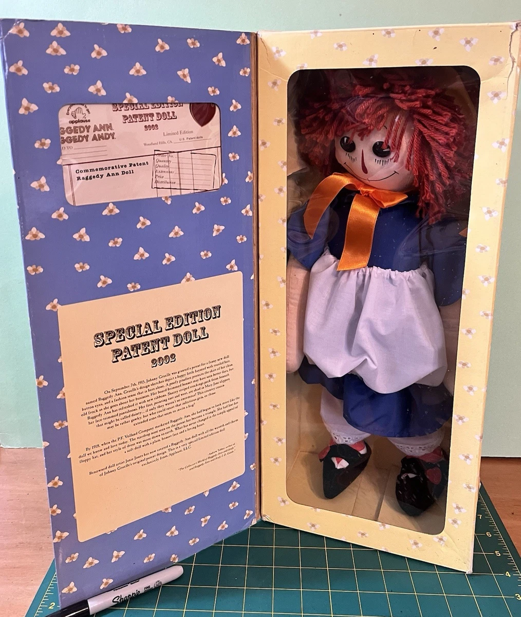 コレクション Raggedy Ann & Andy Limited Edition Dolls Preços baixos em Original (Selada) Bonecas Raggedy Ann & Andy e