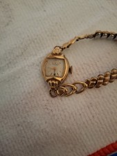 Vintage Mechanical Ladies watch For Parts. 17 Jewels Unknown Manufacturer