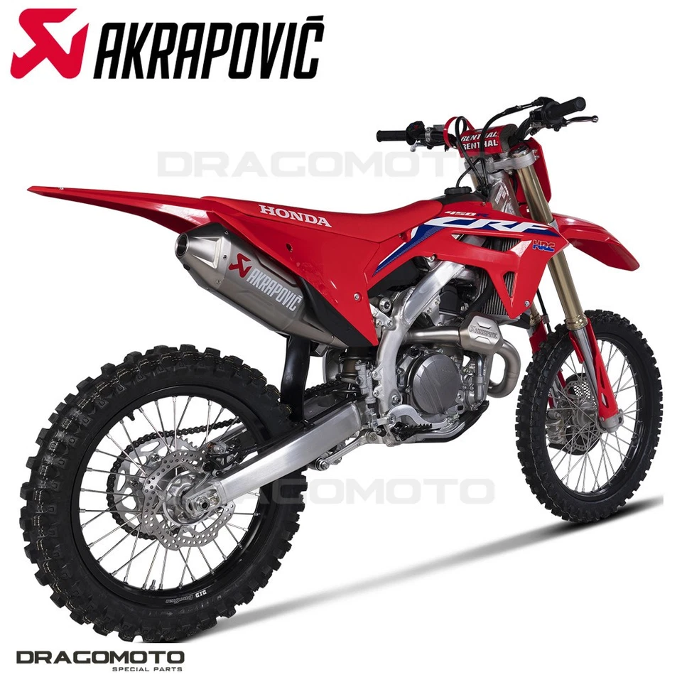 Scarico completo HONDA CRF 450 R 50th Anniversary 2023 AKRAPOVIC Titanio RC S... - Imagem 4 de 4