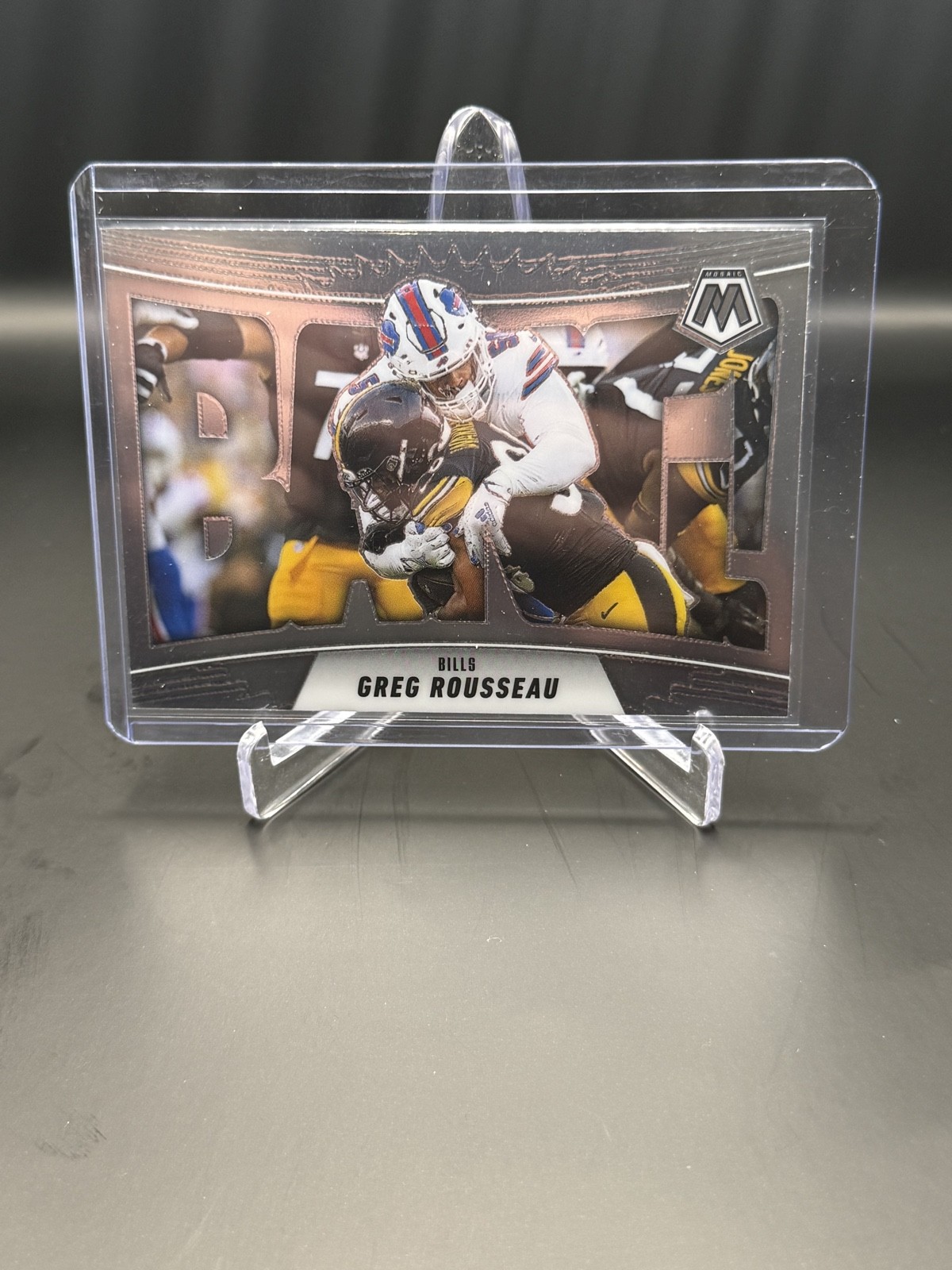 2025 Panini Mosaic - Bang! Greg Rousseau #14