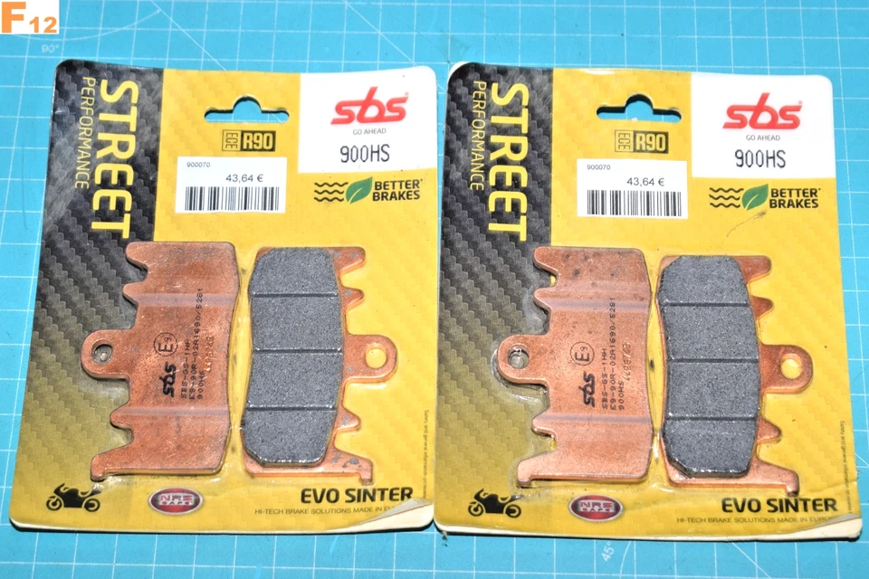 4 plaquettes de frein SBS 900HS MONSTER 797 821 1200 HYPERMOTARD 939 SUPERSPORT - Photo 1/1