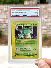 2003 Pokemon TCG Skyridge Nidoqueen Reverse Foil Reverse Holo 22/144 PSA 9 on eBay