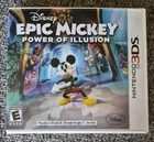 Epic Mickey: Power of Illusion (Nintendo 3DS, 2012) Complete, CIB, Tested - USED