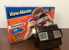 Vintage View-Master Lot Discovery Endangered Species Set  Classic Sawyer Viewer