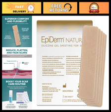 Premium Silicone Gel Scar Sheets - Reusable  Flexible for C-Section, Tummy Tuck