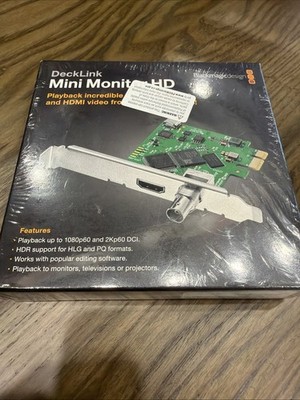 Blackmagic Design DeckLink Mini Monitor HD PCIe