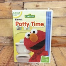 Elmo's Potty Time DVD Used Sesame Street Kids Educational Learning Preschool