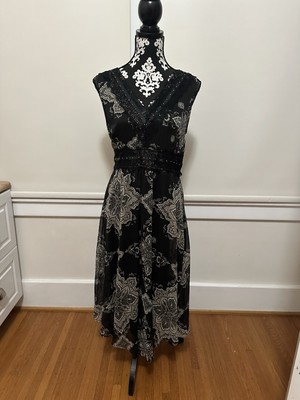 Beautiful Orsay Midi Dress Size 38 EU  US 6 Made In Morocco Lined