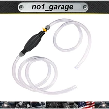 9.8Ft Siphon Transfer Hand Pump - Multifunction For Oil Water Fuel Gasoline