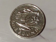 2013 Wales Daffodil and Leek Old Round £1 One Pound Coin Circulated