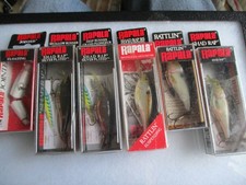 6 Rapala New in box, SSR-5 SH .. SR-5 SH .  SRRS-5 SD .. RNR-5 SD .. SSR-5 ..J-7