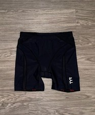 TYR DriMax Unisex XL Black Athletic Padded Bike Cycling Shorts