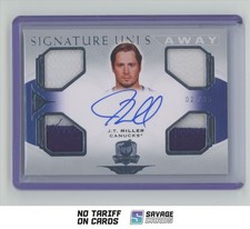2020-21 UD The Cup Signature uni's Away Jersey Patch J.T. Miller /35 #SAU-JM