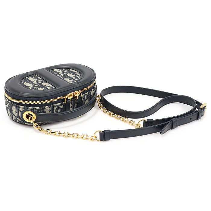 Dior Blue Oblique Jacquard CD Signature Oval Camera Tote Dior Blue Oblique Jacquard CD Signature Oval Camera Tote