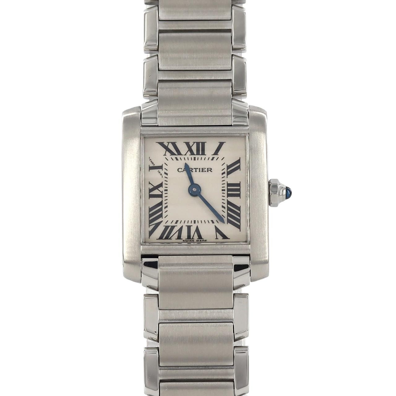 Authentic Cartier Tank Francaise SM W51008Q3 SS Quartz  #260-006-781-5050