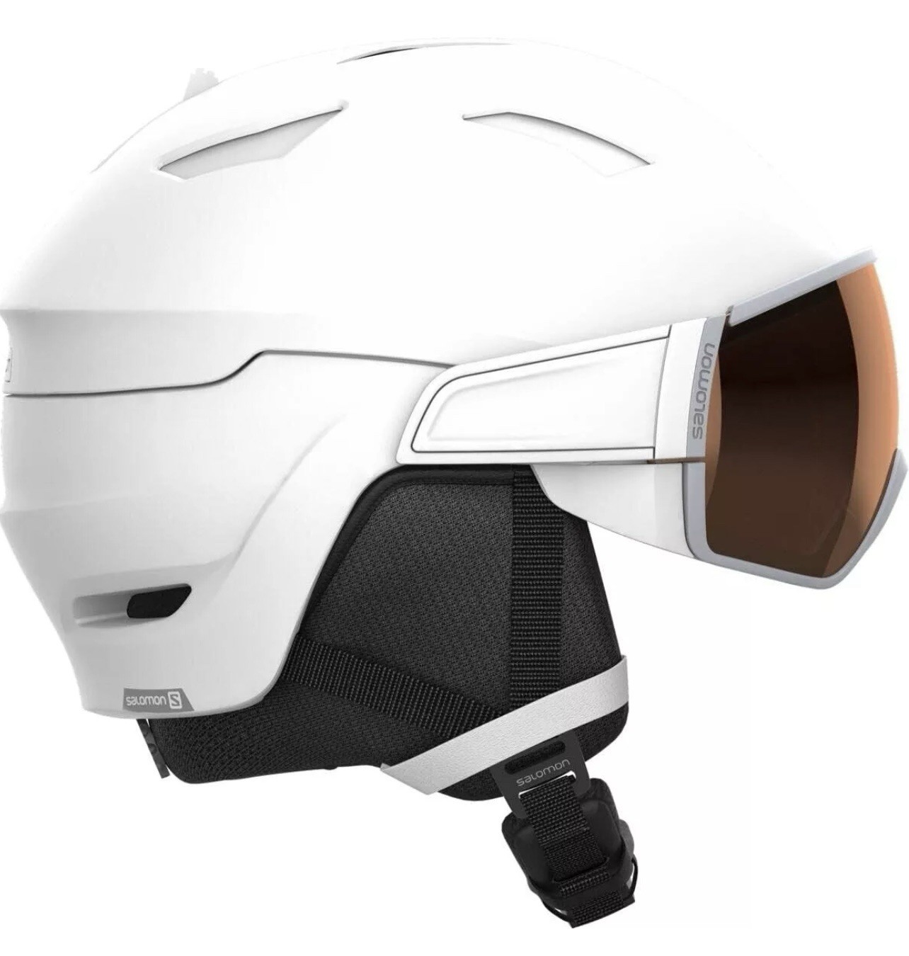 Casco sci neve Salomon Mirage Access bianco opaco unisex M 56 59 cm nuovo