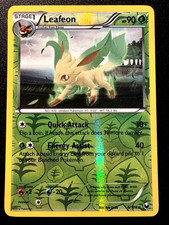 Leafeon 6/108 B&W Dark Explorers Pokemon Card Reverse Holo Foil Rare Near Mint on eBay
