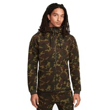 Size M - Nike Sportswear Tech Fleece OG Windrunner  Sequoia/Black  - FN3929-355