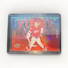 Upper Deck Vibing 2025-26 Series 2 Cam Talbot Red Detroit Red Wings #VB-16 /99