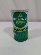 Seamco 559 Racquetball Tin w/2 Racquetballs Never Opened