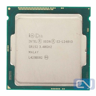 Intel Xeon E3-1240v3 3.4GHz (3.9GHz Turbo) 8MB 5GT/s SR152 LGA1150 B Grade CPU