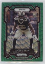 2023 Panini Prizm Rookies Green Wave Prizm Isaiah Foskey #373 03te