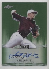 2015 Leaf Metal Draft Green Prismatic 6/10 Jon Harris #BA-JH1 Auto lz7