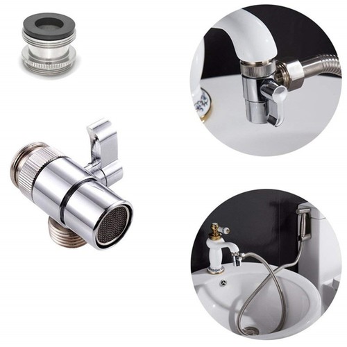 3 -Way Trap Bathroom Shower Diverter Showerhead Connector 3-way Adapter - Picture 9 of 11