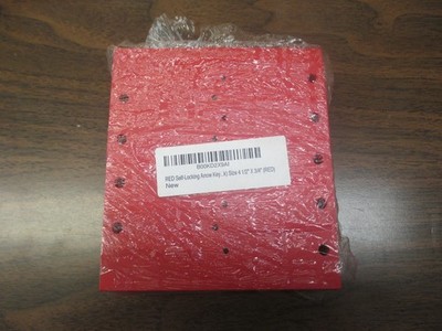 Open Bag Red Arrow Key Tags Self-Locking Vinyl Car Dealer 900ish