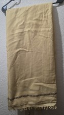 Pakistani Indian Men's 100 Pure Wool Shawl Cream Color