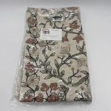 Pottery Barn Zea Embroidered Lumbar Pillow Cover Warm Multi 16" x 26" /R4D1E