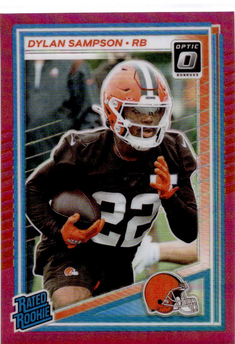 2025 Dylan Sampson 2025 Panini Donruss Optic 238 NM Pink (RC) Rookie