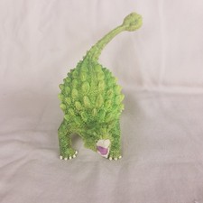 Schleich Ankylosaurus Green Dinosaur Figure Club Tail 15023 2018 Germany