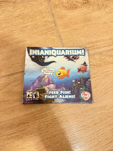 Insaniquarium 2002 PC CD-ROM PopCap Fish Computer Game for Windows | eBay