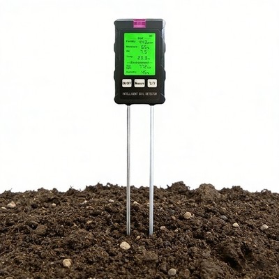 Black Soil Tester, Ph Meter, Moisture Meter For Indoor Potting, Home Gardens