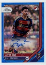 Zavier Gozo Chrome 2026 Blue Wave Refractor /150 Auto