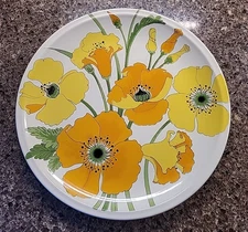 Metlox Poppy Trail *Wild Poppy* 11” Dinner Plate Vintage Poppy Poppies