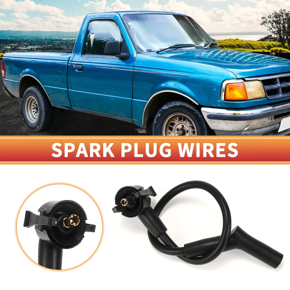 Cable de bobina de encendido de cable de bujía de 6 piezas F0PZ12259J para Ford Aerostar 90-96 Foto 2 de 4