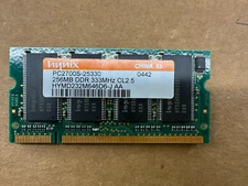 Hynix 256MB HYMD232M646D6-J DDR PC2700 333MHZ MEMORY RAM