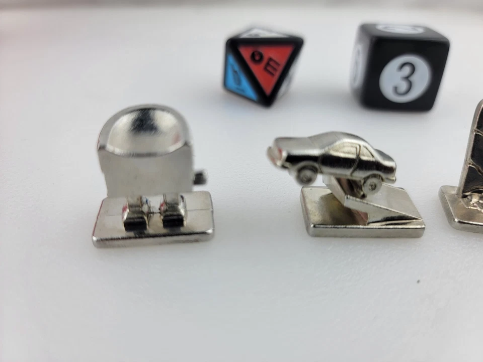 Scene It Disney Channel Edition 4 Metal  Tokens &  Dice Replacement Game Pieces - Image 2 of 4