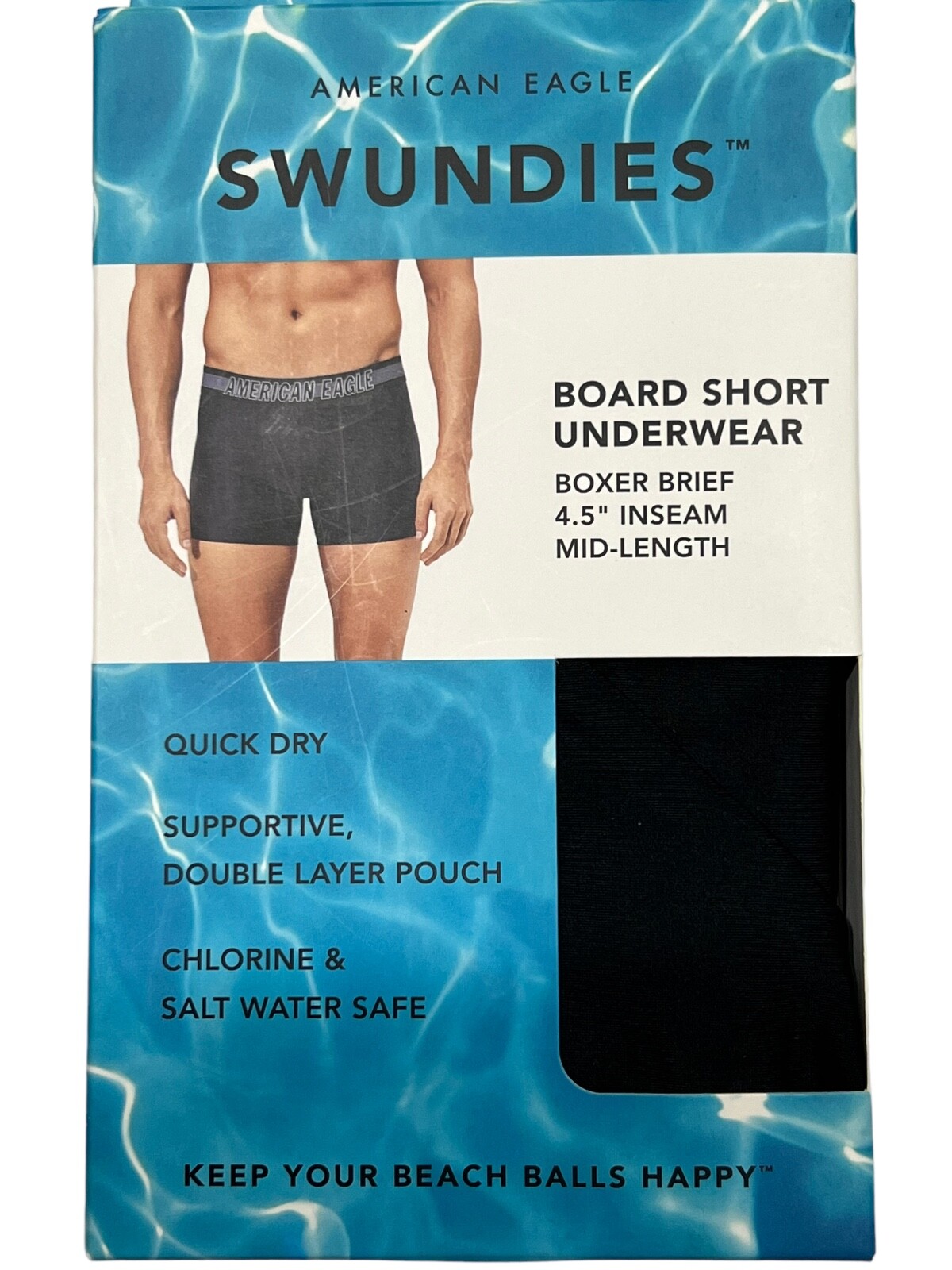 NWT AMERICAN EAGLE Swundies Board Short Underwear 4.5" Boxer Brief Sz M