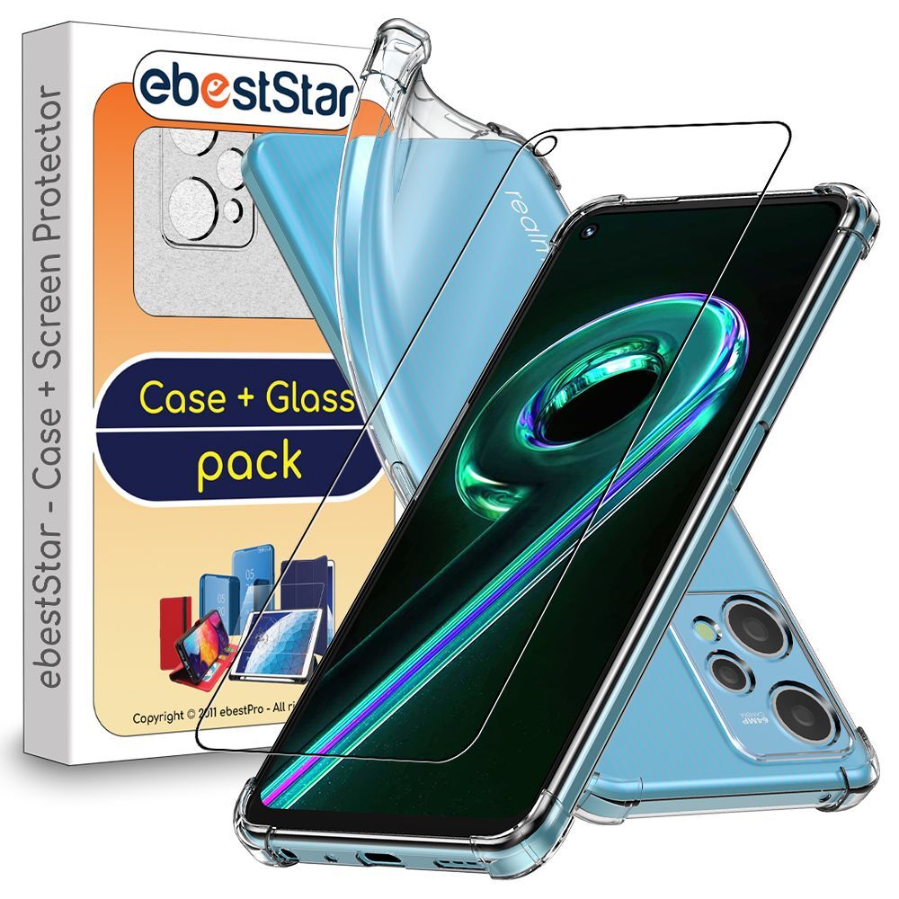 Coque Realme 9 Pro 5G antichoc avec verre trempé bords renforcés transparent