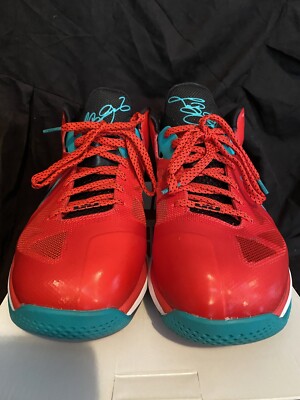 Nike LeBron 9 Low Liverpool Action Red Black White Size 12 VNDS