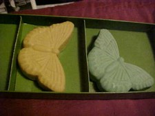VINTAGE AVON BUTTERFLY TWO PERFUMED SOAPS