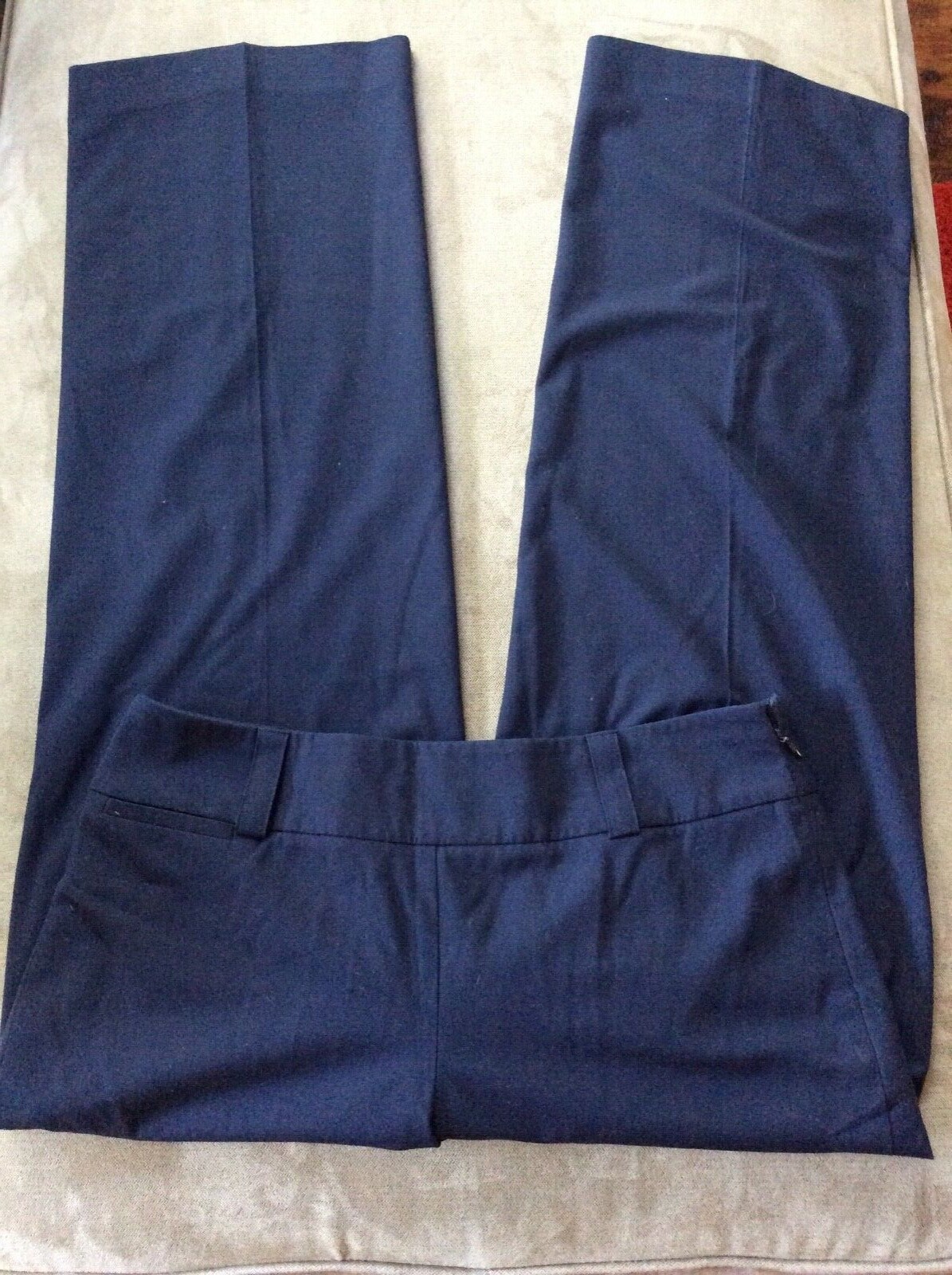 TALBOTS PETITES SOLID NAVY BLUE POLYESTER, VICOSE… - image 1