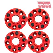 30MM WHEEL SPACERS LAND ROVER DISCOVERY MK3 & MK4 RANGE ROVER MK3 & MK4 RED T3