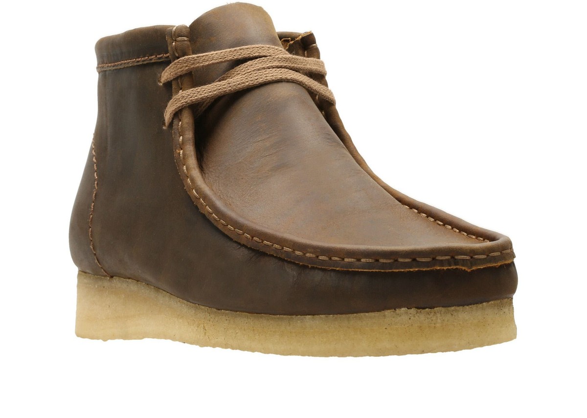 CLARKS ORIGINALS Wallabee Boot Boots Brown Beeswax New | eBay